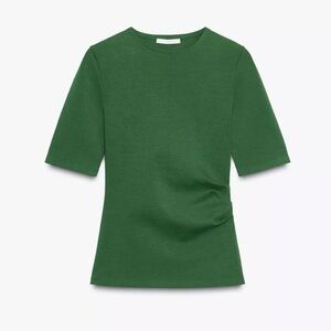 BNWT ZARA GREEN TOP
